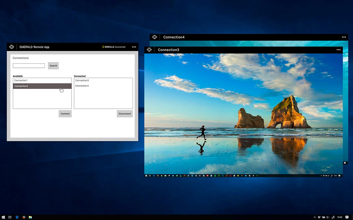 Emerald Remote App Screenshot Emerald Remote App Screenshot